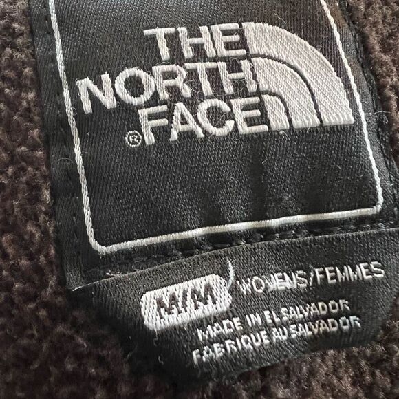 The North Face Jacket Polartec Zipper Brown Size M - Picture 9 of 9